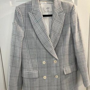 Grey Plaid Wilfred Blazer